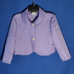 Harve' Benard Petite Quilted Bolero Jacket Stylish And Sophisticated Piece